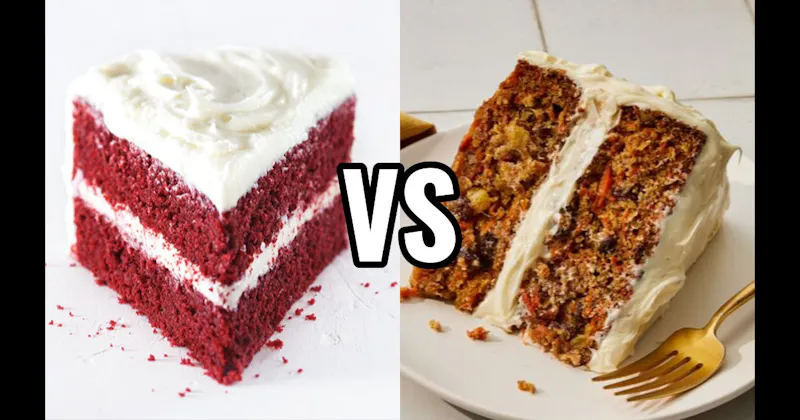 Carrot Cake vs. Red Velvet Cake