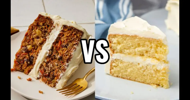 Carrot Cake vs. Vanilla Cake