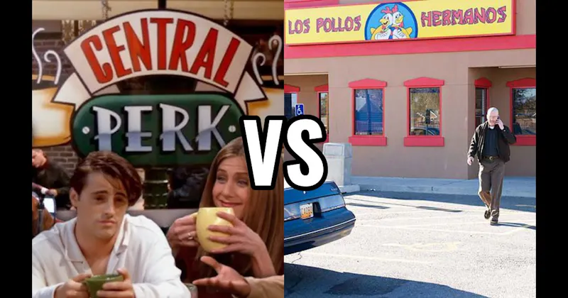 Central Perk vs. Los Pollos Hermanos (Breaking Bad)