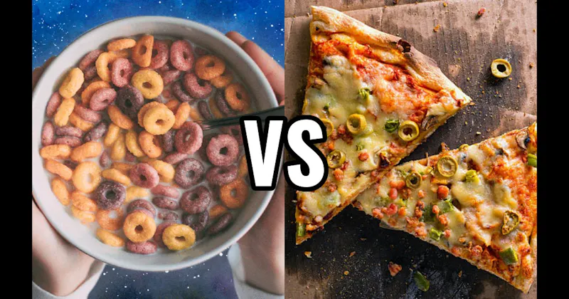 Cereal vs. Cold Pizza