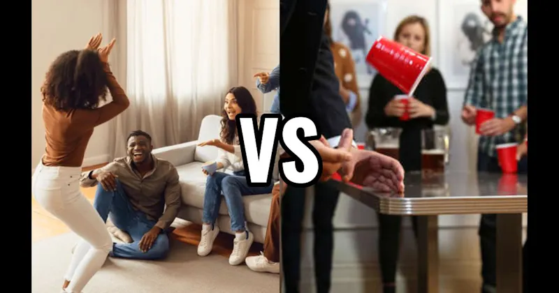 Charades vs. Flip Cup