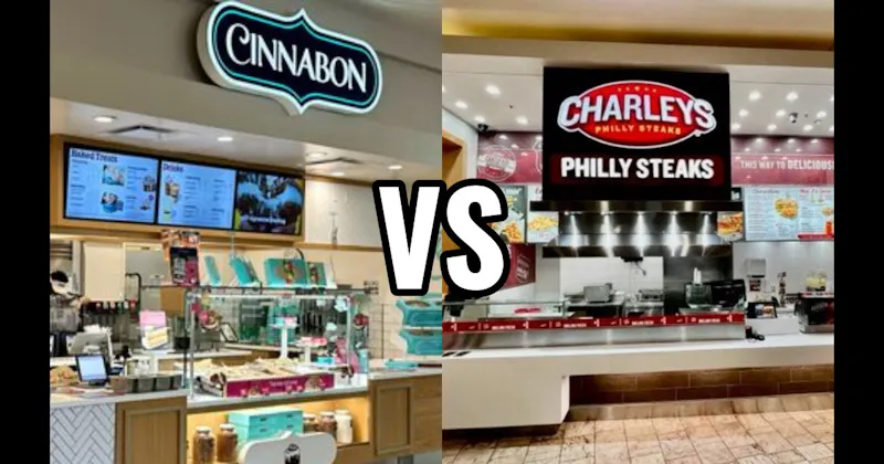 Charleys Cheesesteaks vs. Cinnabon