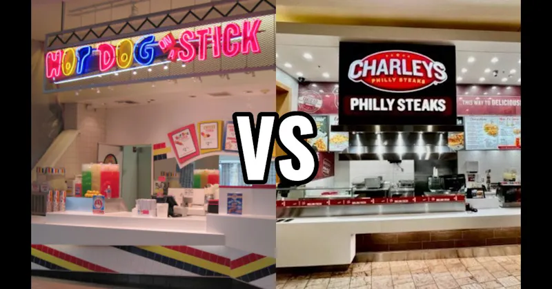 Charleys Cheesesteaks vs. Hot Dog on a Stick