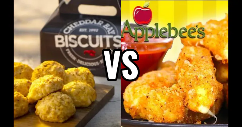 Cheddar Bay Biscuits (Red Lobster) vs. Mozzarella Sticks (Applebee’s)