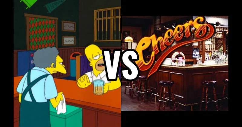 Cheers (Cheers) vs. Moe’s Tavern (The Simpsons)