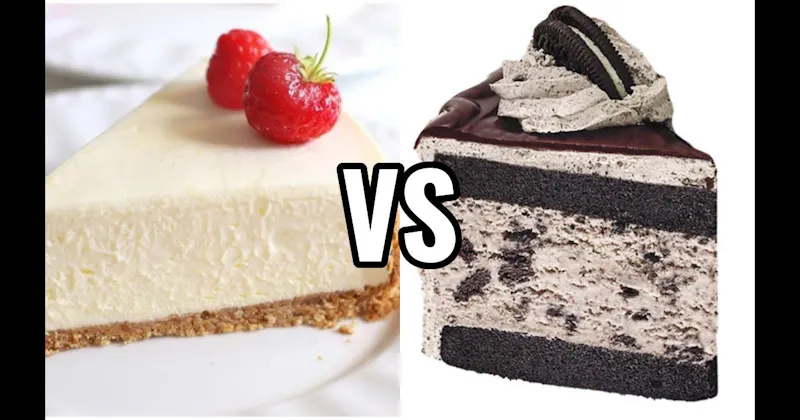 Cheesecake vs. Cookies & Cream Cake