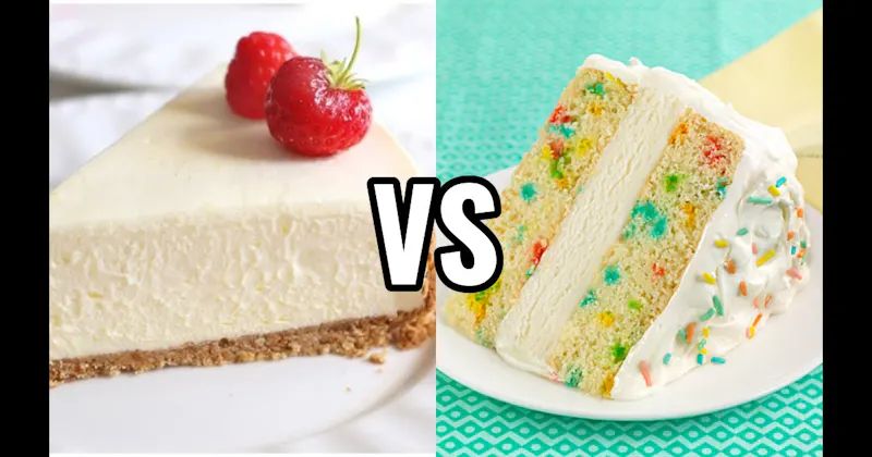 Cheesecake vs. Funfetti Cake