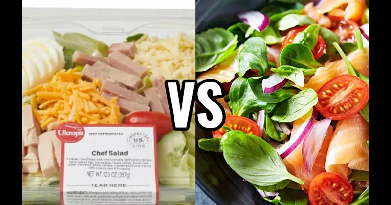 CHEF SALAD vs. SPINACH SALAD
