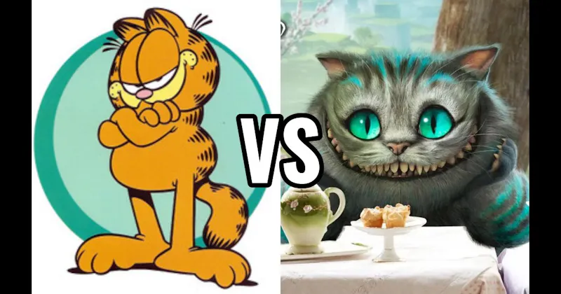 Cheshire Cat (Alice in Wonderland) vs. Garfield (Garfield)