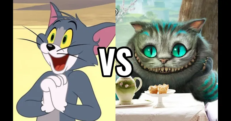 Cheshire Cat (Alice in Wonderland) vs. Tom (Tom & Jerry)