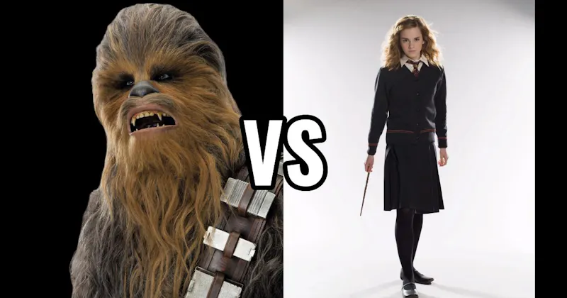 Chewbacca vs. Hermione Granger