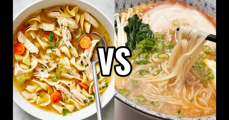 Chicken Noodle vs. Ramen