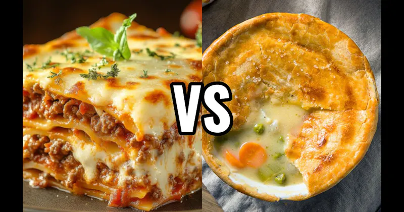 Chicken Pot Pie vs. Lasagna