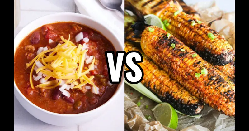 Chili vs. Grilled Corn on the Cob
