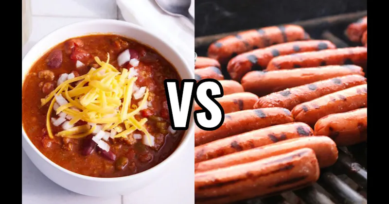 Chili vs. Grilled Hot Dogs