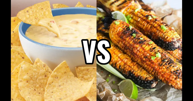 Chips & Queso vs. Grilled Corn on the Cob