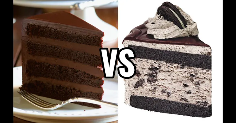 Chocolate Cake vs. Cookies & Cream Cake