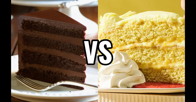 Chocolate Cake vs. Lemon Cake