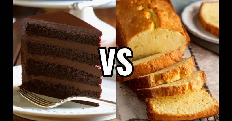 Chocolate Cake vs. Pound Cake