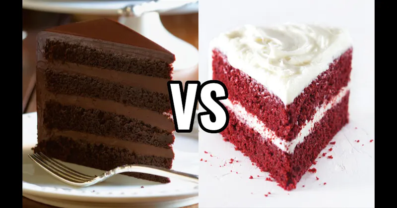 Chocolate Cake vs. Red Velvet Cake