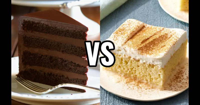 Chocolate Cake vs. Tres Leches Cake