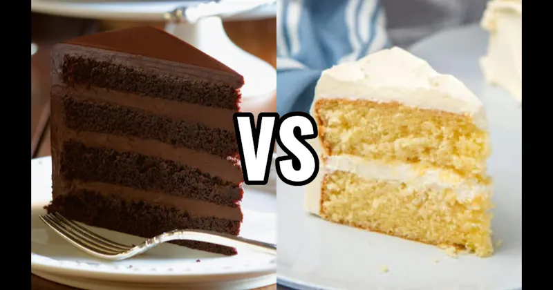 Chocolate Cake vs. Vanilla Cake