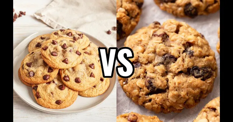 Chocolate Chip Cookie vs. Oatmeal Raisin Cookie