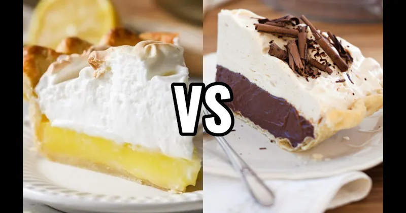 Chocolate Cream Pie vs. Lemon Meringue Pie