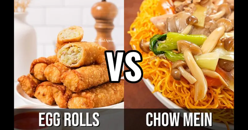 Chow Mein vs. Egg Rolls