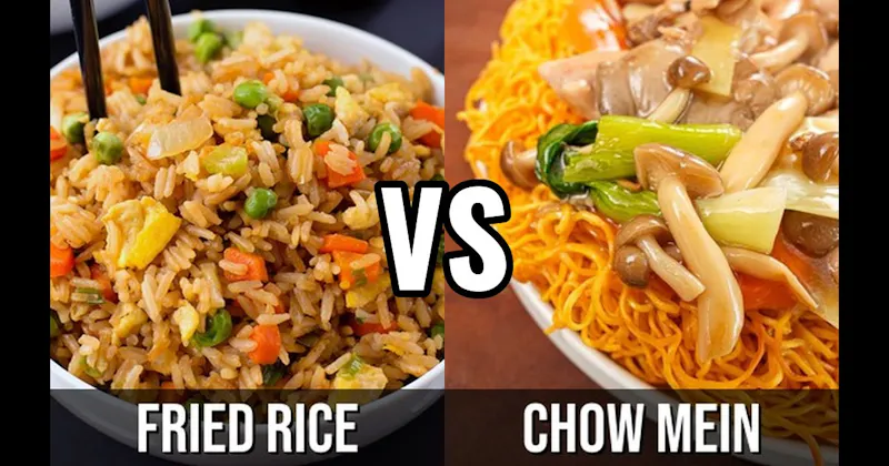 Chow Mein vs. Fried Rice