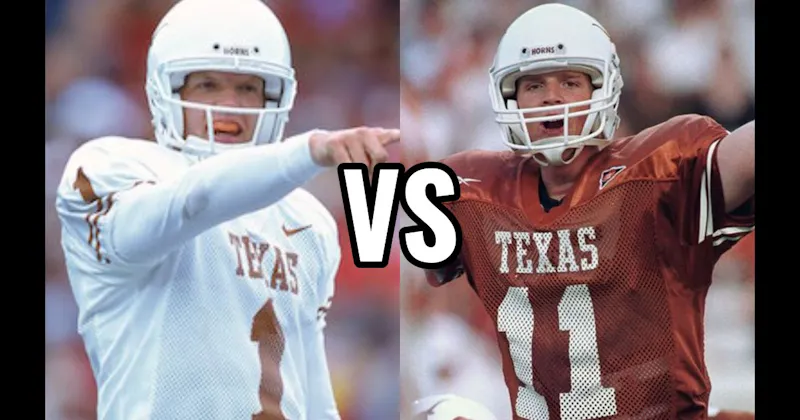 Chris Simms vs. Major Applewhite