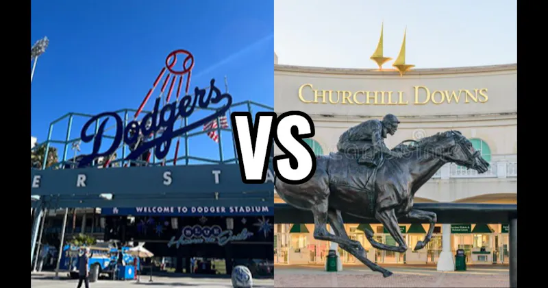 Churchill Downs vs. Dodger Stadium