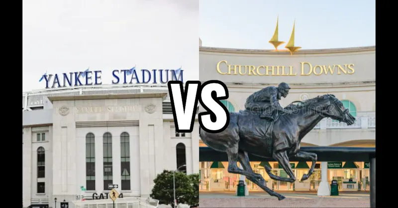 Churchill Downs vs. Yankee Stadium