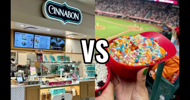 Cinnabon vs. Dippin’ Dots