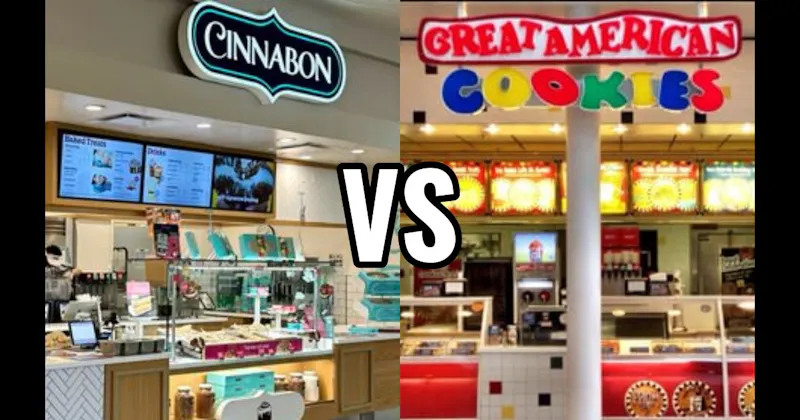 Cinnabon vs. Great American Cookies