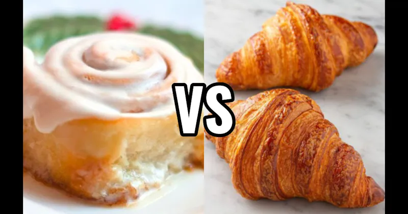 Cinnamon Roll vs. Croissant