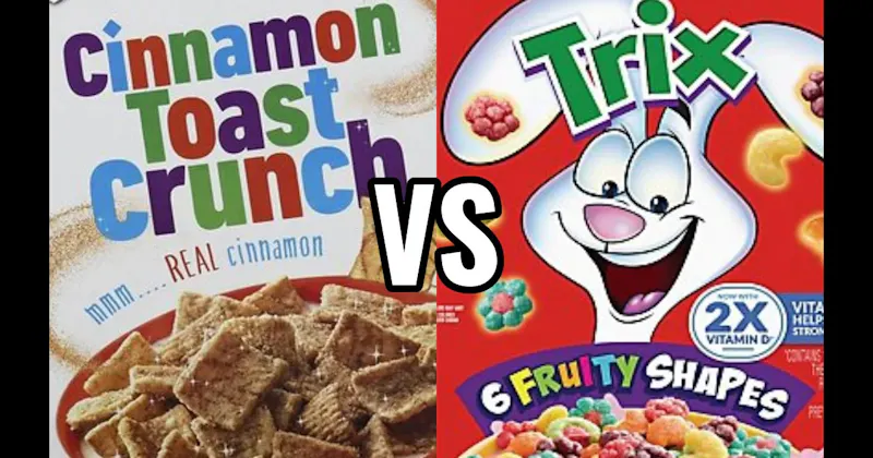 CINNAMON TOAST CRUNCH vs. TRIX