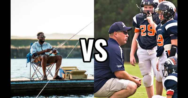 Coaching Youth Sports vs. Fishing