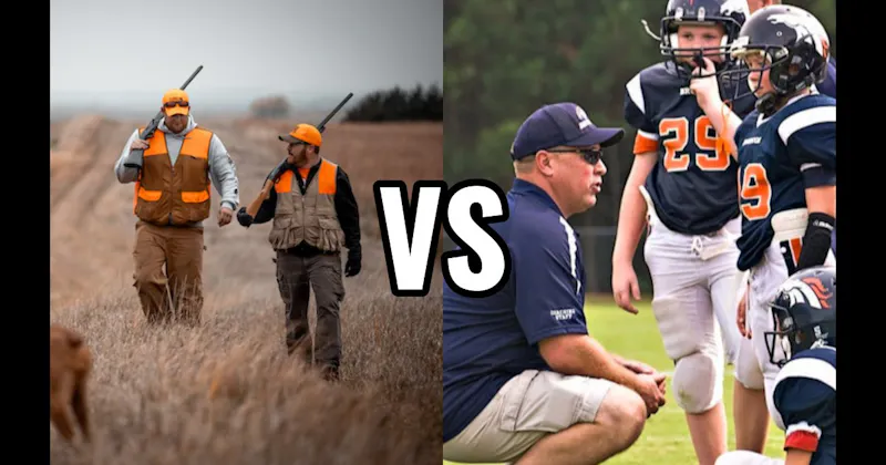Coaching Youth Sports vs. Hunting
