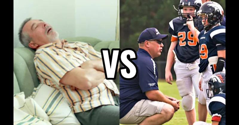Coaching Youth Sports vs. Napping on the Couch with the TV On