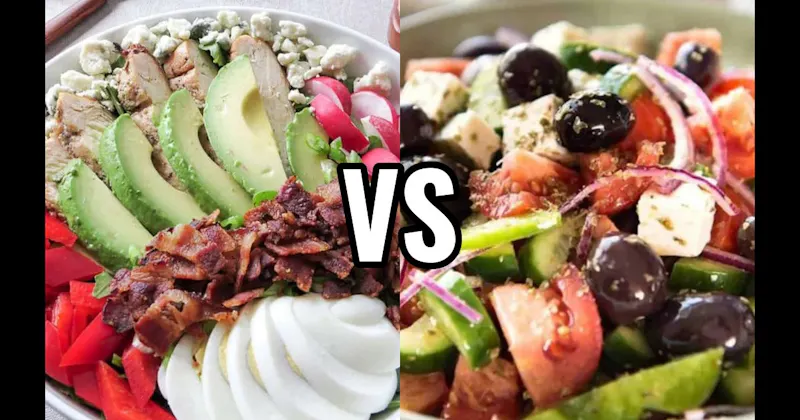 COBB SALAD vs. GREEK SALAD