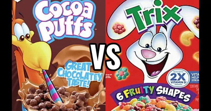 COCOA PUFFS vs. TRIX
