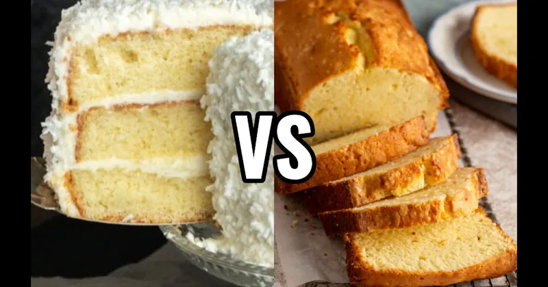 Coconut Cake vs. Pound Cake