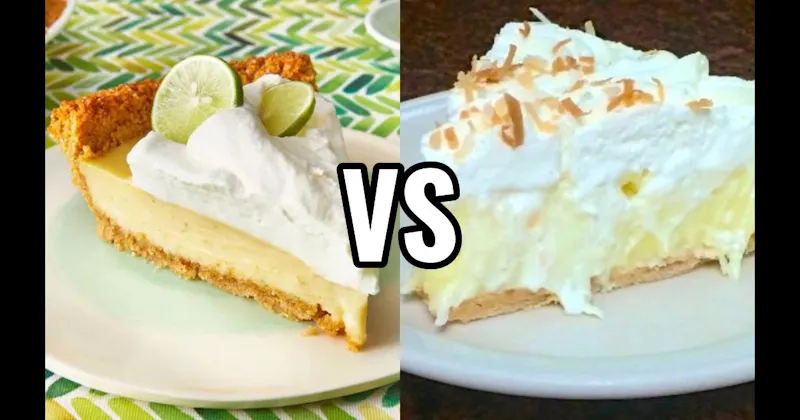 Coconut Cream Pie vs. Key Lime Pie
