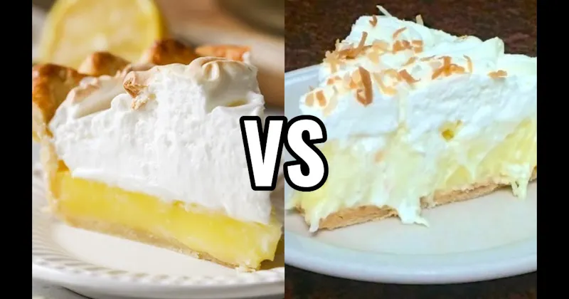Coconut Cream Pie vs. Lemon Meringue Pie