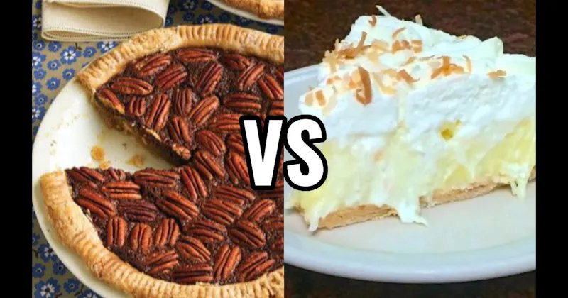 Coconut Cream Pie vs. Pecan Pie