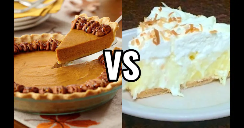 Coconut Cream Pie vs. Pumpkin Pie