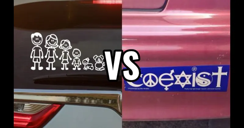 Coexist vs. Stick Figure Family