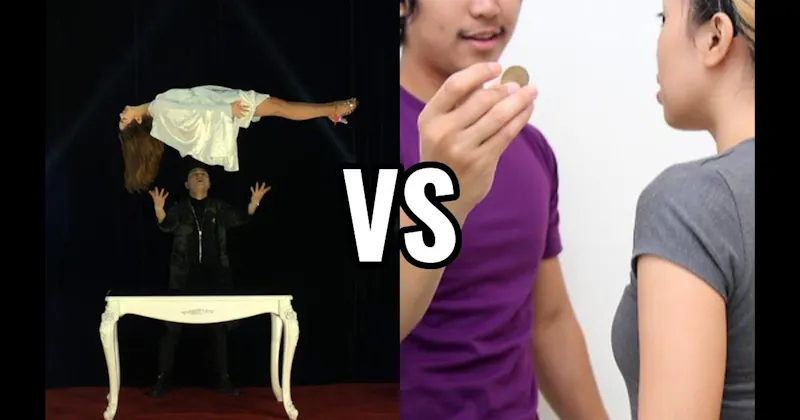 Coin Behind the Ear vs. Levitation
