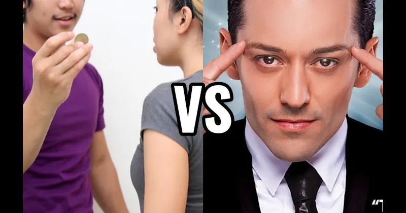 Coin Behind the Ear vs. Mindreading